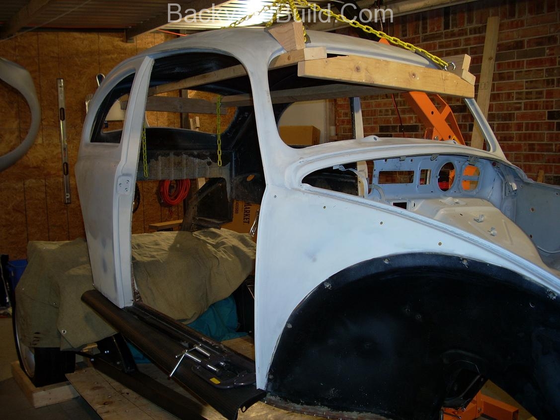Fit VW bug body over 3SGTE engine and frame 27
