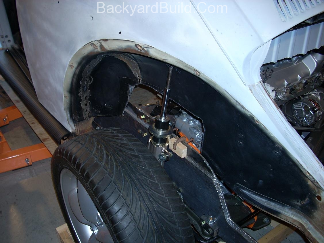 Fit VW bug body over 3SGTE engine and frame 19