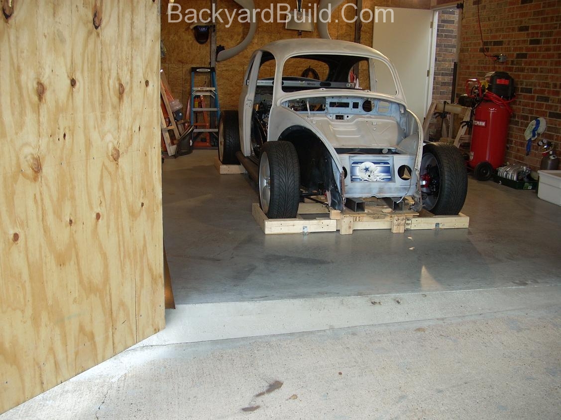 Fit VW bug body over 3SGTE engine and frame 2