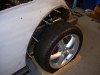 2nd complete fitting of the VW bug sheetmetal over the Toyota MR2 3SGTE motor and custom frame 22          