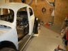 2nd complete fitting of the VW bug sheetmetal over the Toyota MR2 3SGTE motor and custom frame 19          