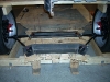 Line up and install suspension tabs and front end 4          