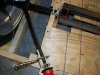Line up and install suspension tabs and front end 5         