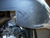 Trim & refit the VW bug body 3          