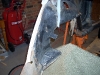 Trim & refit the VW bug body 5          