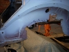 Trim & refit the VW bug body 7          