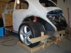 Get the VW bug rear shocks to fit 6          