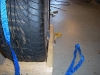 Connect rear strut link to frame 9          