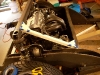 Connect rear strut link to frame 17          