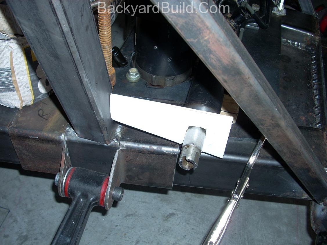 Mount steering rack and pump 12