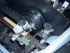 Building the VW bug front fire wall, pedal locations and steering bracket. 21          