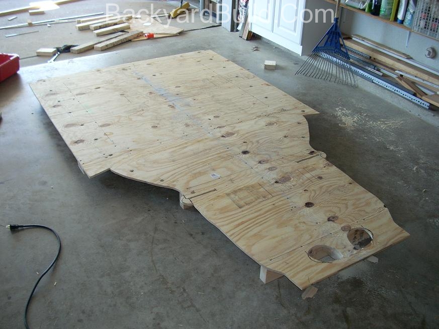 Create and attach plywood platform 6
