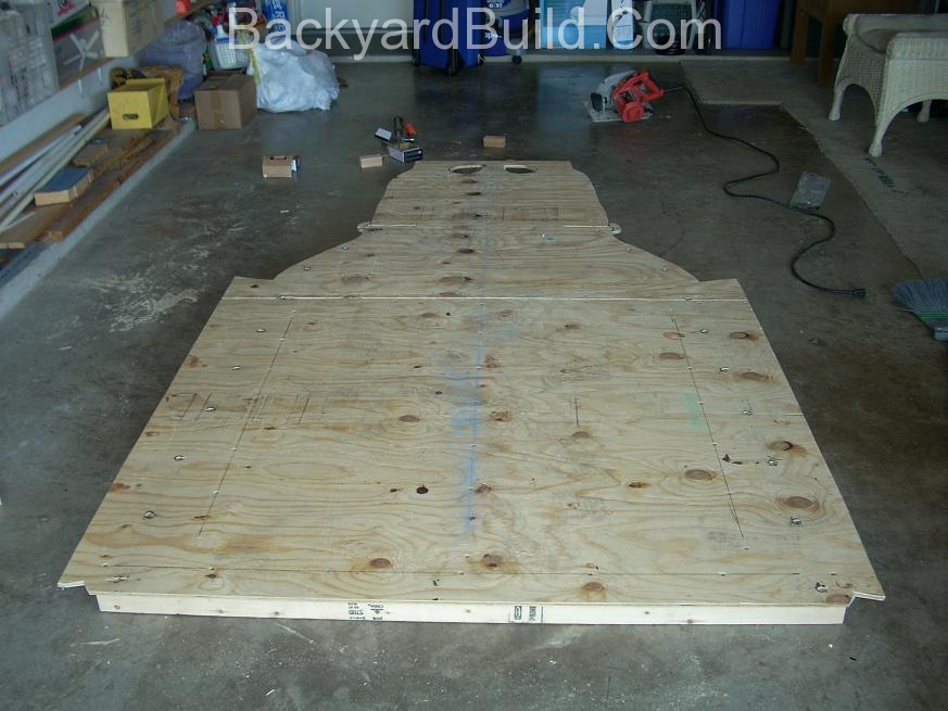 Create and attach plywood platform 1