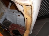 VW Bug lower rail rust repair 1