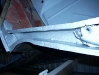 VW Bug lower rail rust repair 4          