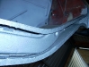 VW Bug lower rail rust repair 6          